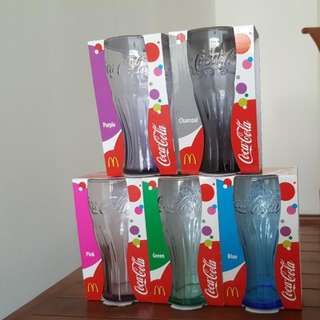 Coca Cola Contour Glass Set - 5 Pcs