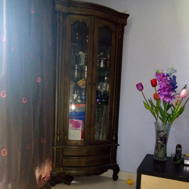 Almari Sudut Home Furniture Furniture On Carousell