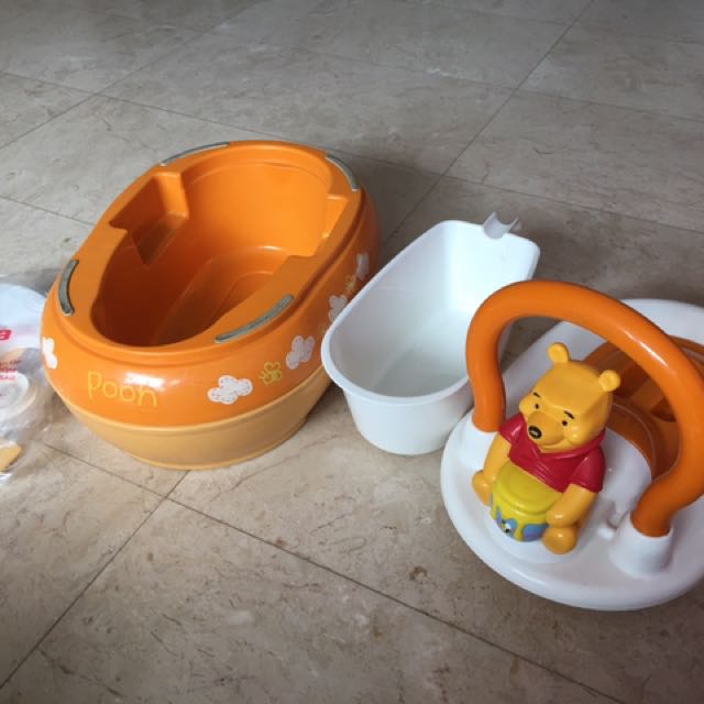 Baby Toilet Seat (Winnie The Pooh), Babies & Kids, Babies & Kids