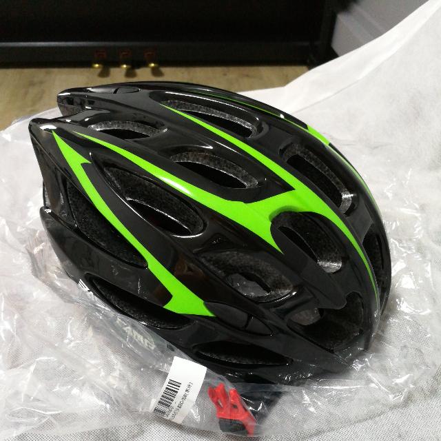 Basecamp Cycling Helmet Bicycle Black Green Bicycles Pmds Bicycles On Carousell