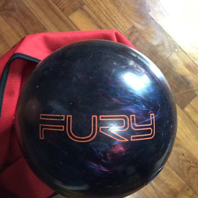 Brunswick Fury Bowling Ball, Sports Equipment, Sports & Games