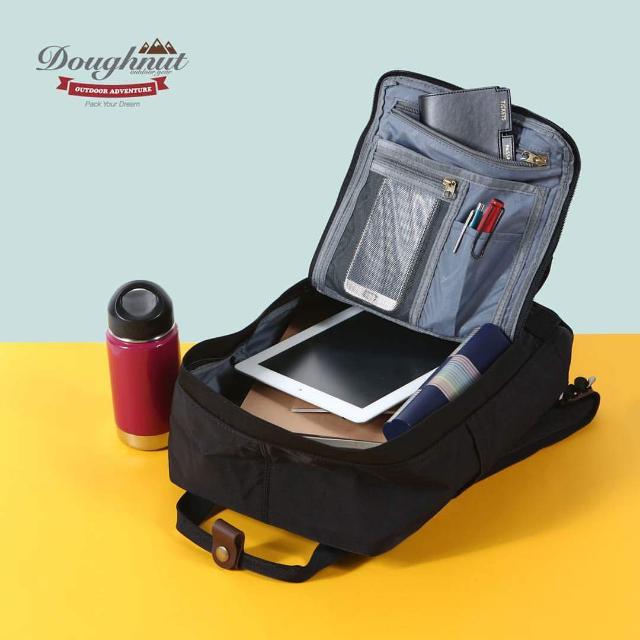 doughnut macaroon backpack black