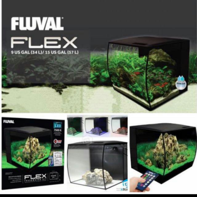 Fluval FLEX Aquarium Kit 34L 57 L 15 US gal