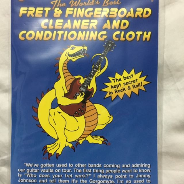 Gorgomyte Fret Cleaning And Conditioning Cloth Guitar