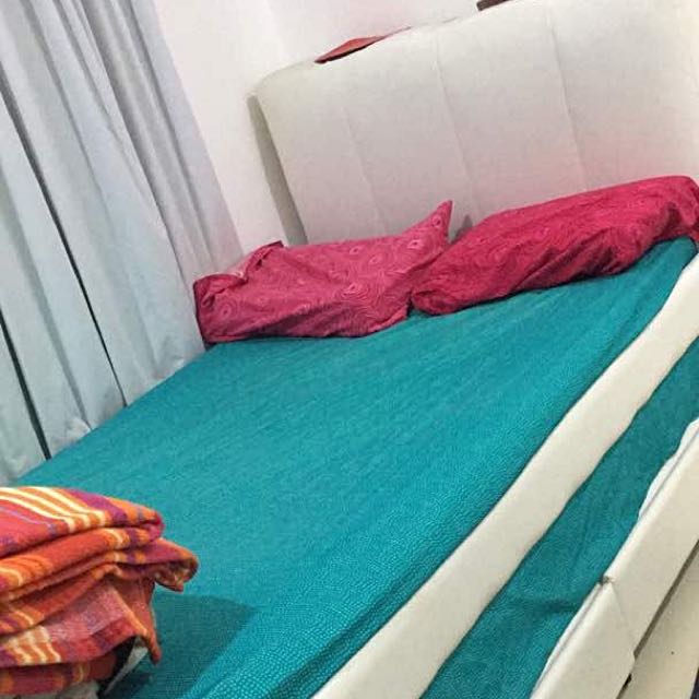 Miva Bed (super Single Top, Super Single Roller Below), Furniture & Home Living, Furniture, Bed