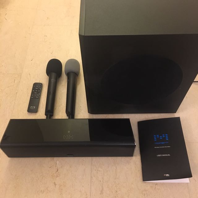 Moment wireless sale karaoke soundbar