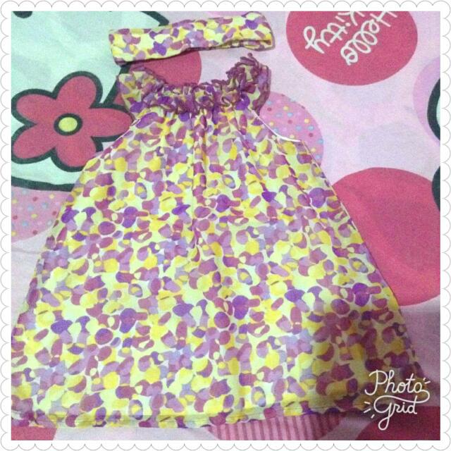 Preloved Lilly Wicket Dress With Terno Headband 12m Babies Kids