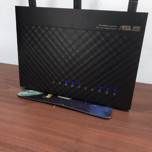 Router Combo Asus 68u 3 X 9db Omni High Gain Ac 5300 Electronics Computer Parts Accessories On Carousell
