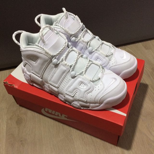 uptempo 96 triple white