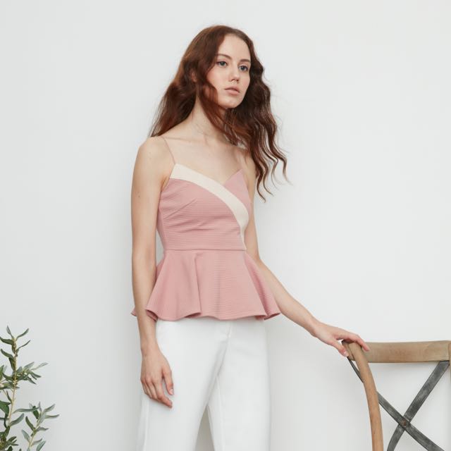 bardot peplum top