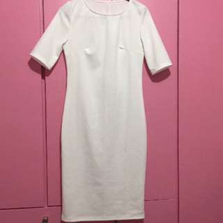 Fitted White Dress Sale!