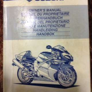 TL 1000r Owners Manual With Original Cover