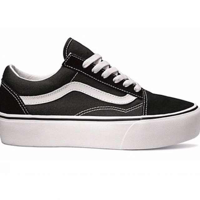 vans old skool platform kadın sneaker