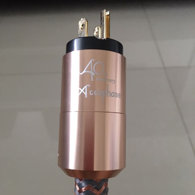 Accuphase 40th Anniversary Power Cord, Audio, Other Audio Equipment on
