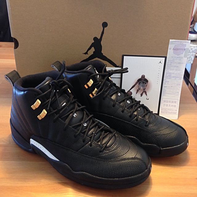 air jordan retro 12 black gold