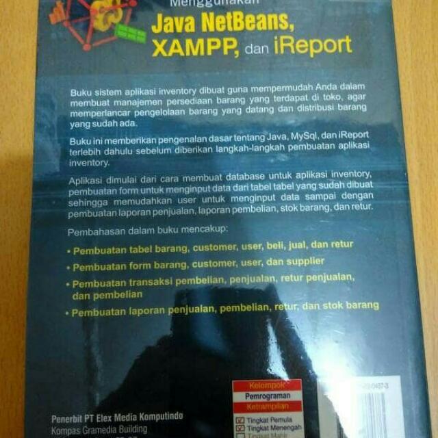 Aplikasi Inventory Menggunakan Java Netbeans Xampp Dan Ireport Buku And Alat Tulis Buku Di 0294