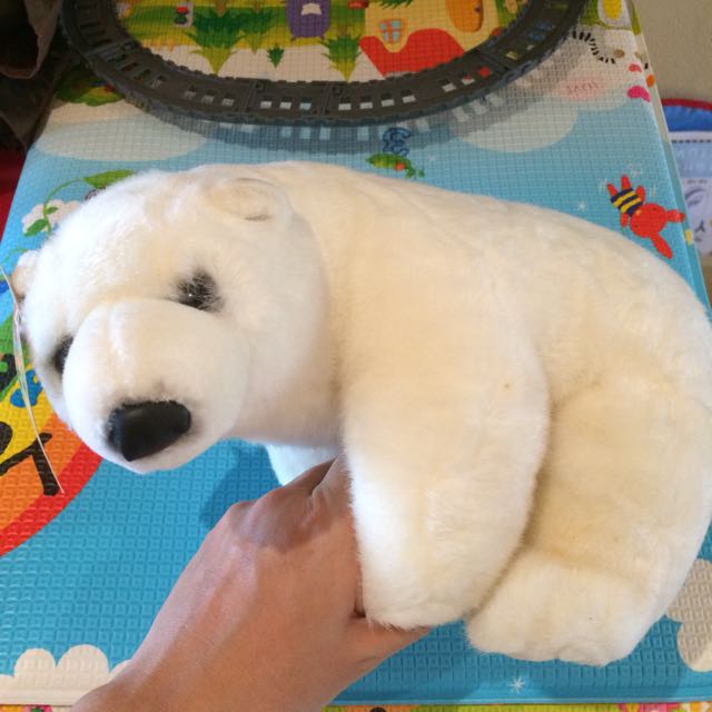 seaworld polar bear stuffed animal