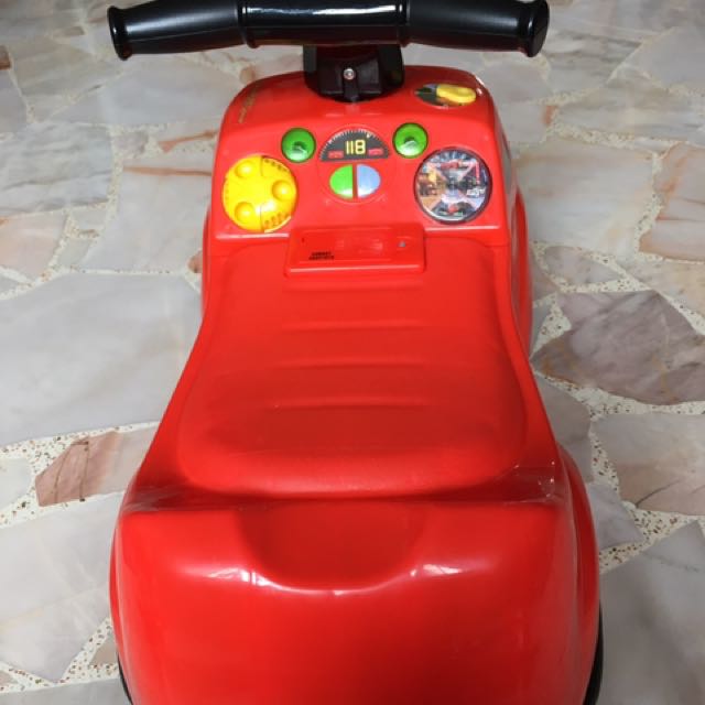 lightning mcqueen activity ride on