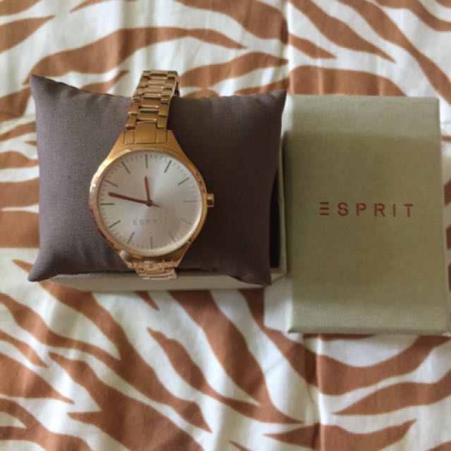 Esprit rose gold 2025 watch
