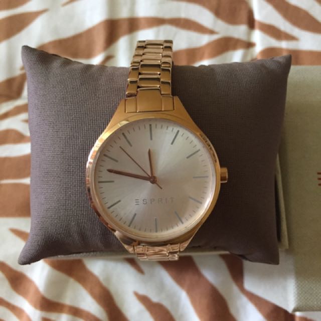 Esprit gold watch best sale