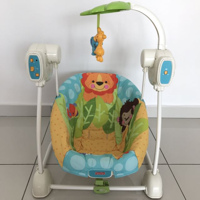Fisher price animal best sale swing
