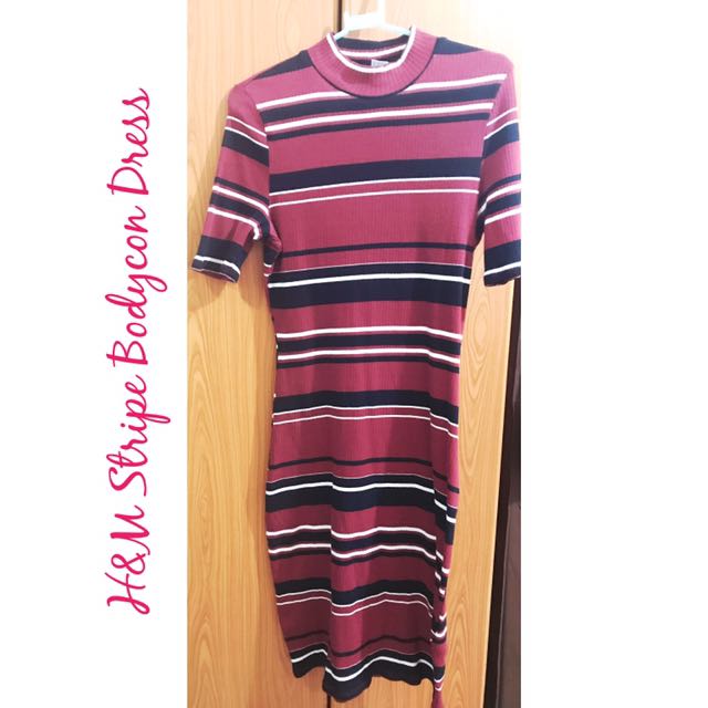 h and m bodycon dress