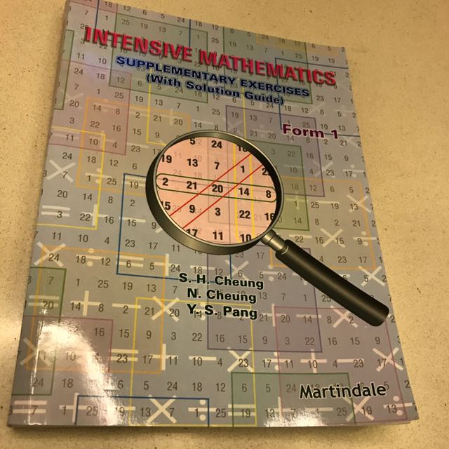 Intensive Mathematics Supplementary Exercise Form 1, 興趣及遊戲, 書本 & 文具 ...