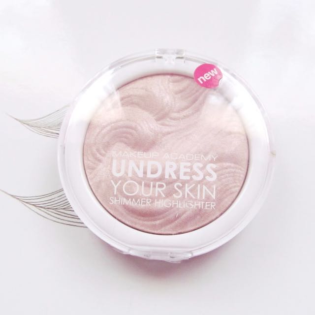 mua pink shimmer highlighter