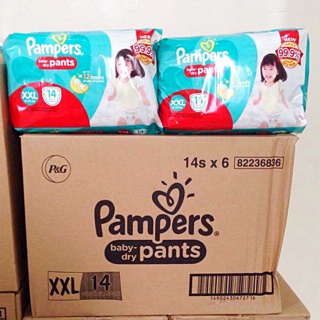 Pampers Baby Dry Pants XXL (14s) on Carousell