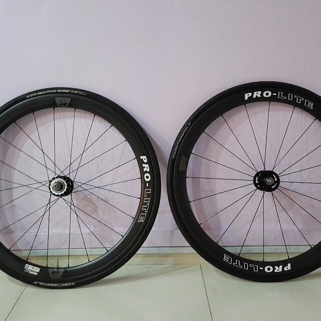 Prolite Carbon Track Wheelset