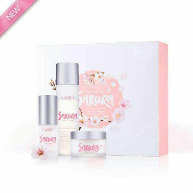 sakura skin care set