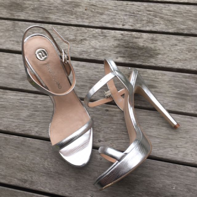 Silver Heels (Category: Shoes) located in Wellington. Submitted by brown.box.goods (Listing ID 115288810, Image 2). Description: .