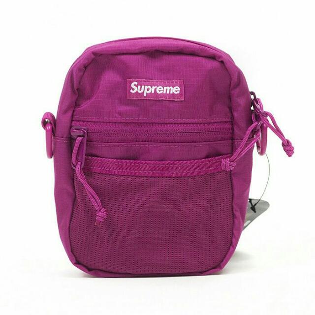 Pink supreme shoulder bag sale