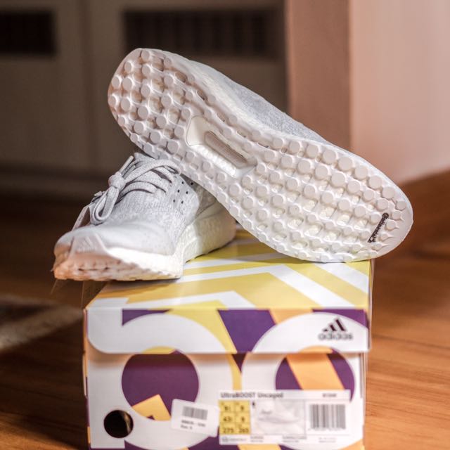 US 9 Ultraboost Uncaged 2.0 Triple White Men s Fashion Footwear