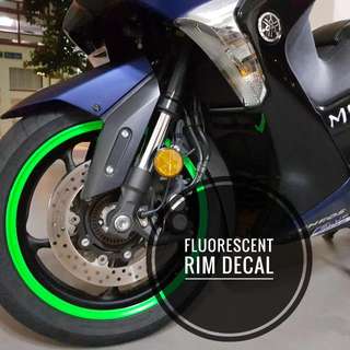 Fluorescent Rim Decal