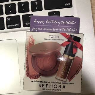 Tarte 腮紅唇釉組
