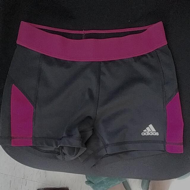adidas womens spandex shorts