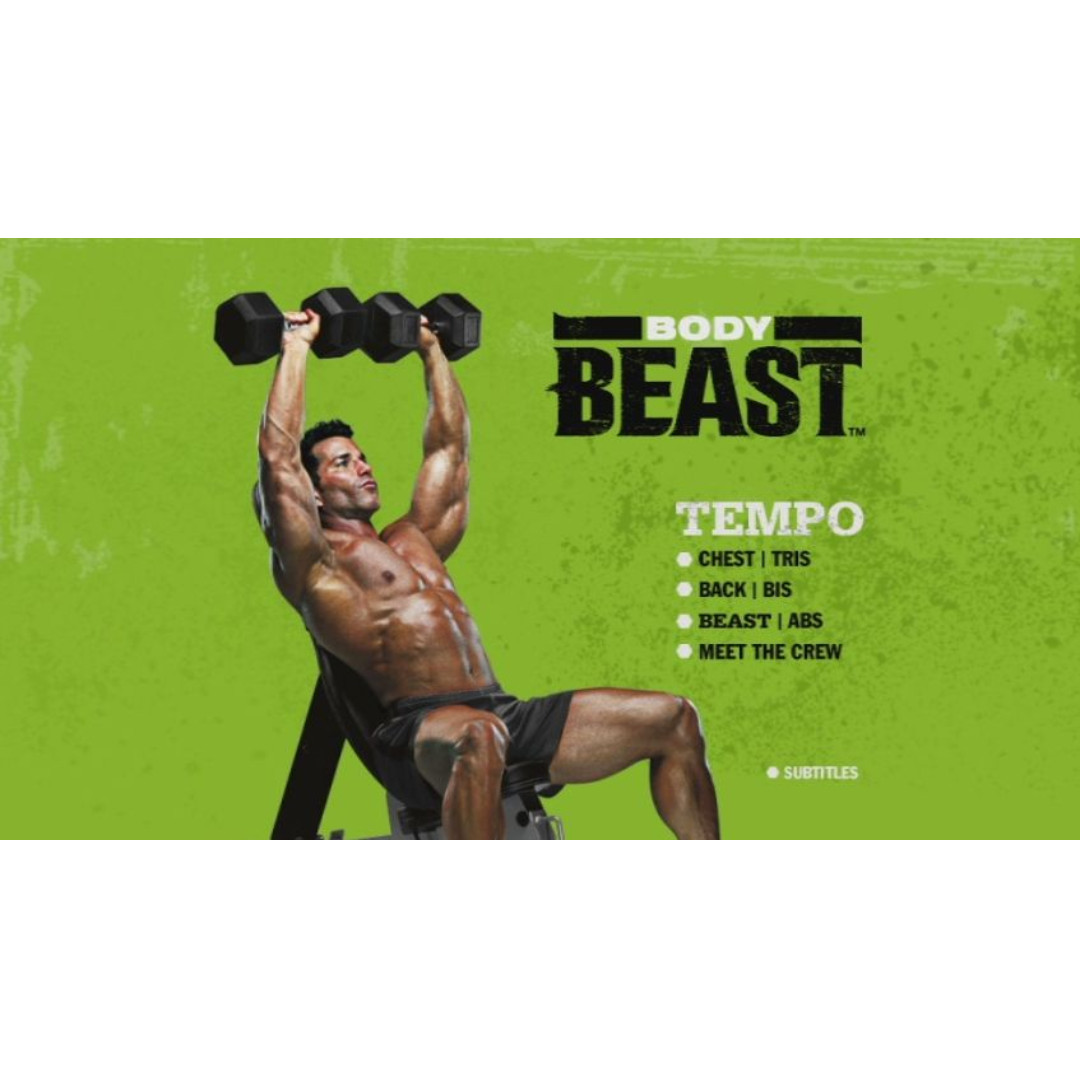 5 Day Body beast chest and tris workout for Beginner