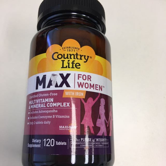 Country Life Multivitamin & Mineral Complex With Iron, Health