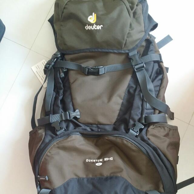DEUTER QUANTUM SL 55+10, Women's Fashion, Bags & Wallets, Backpacks on