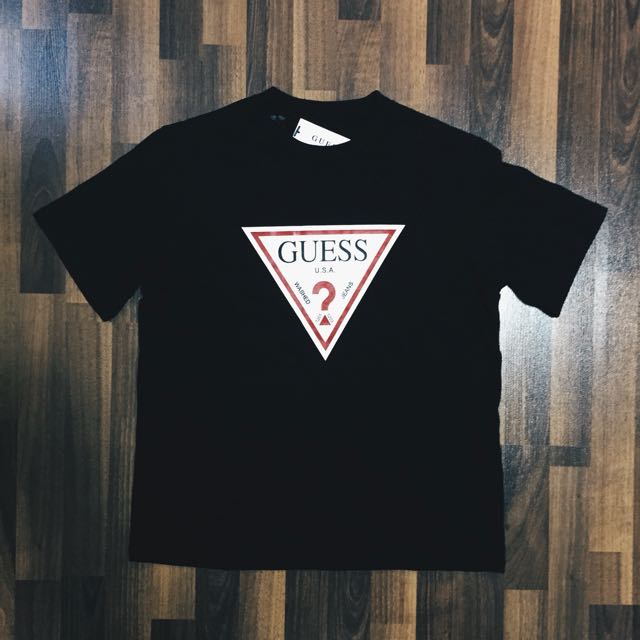 GUESS Originals Oversized Logo Tee Men s Fashion Tops Sets Tshirts Polo Shirts on Carousell