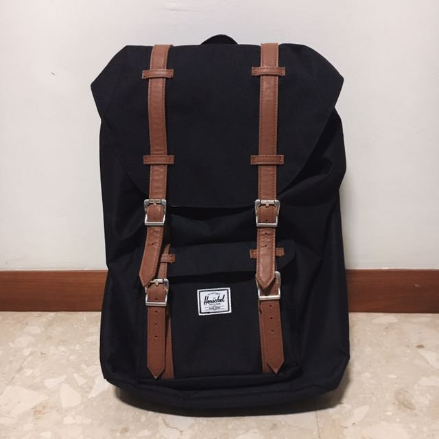 herschel little america leather straps