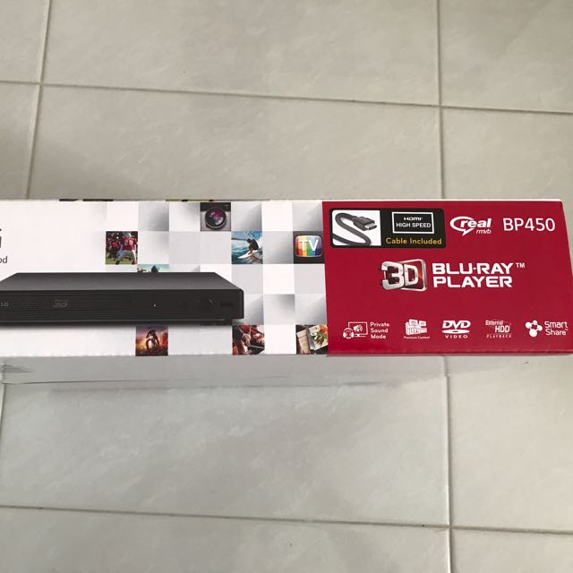 Lg Wired Streaming Hd Fhd 3d Blu Ray Disc Dvd Player Home
