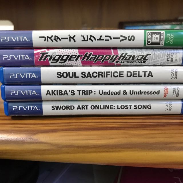 Soul Sacrifice , Soul Sacrifice Delta ,Freedom Wars PS Vita set of 3  cartridge