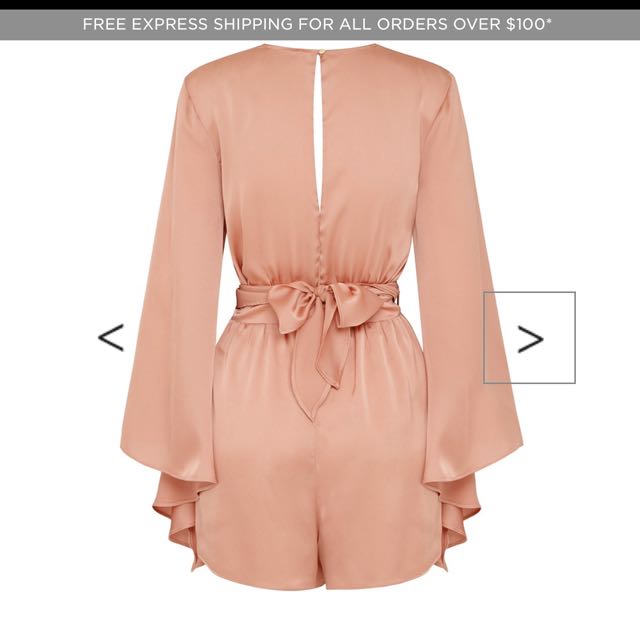 sheike white playsuit