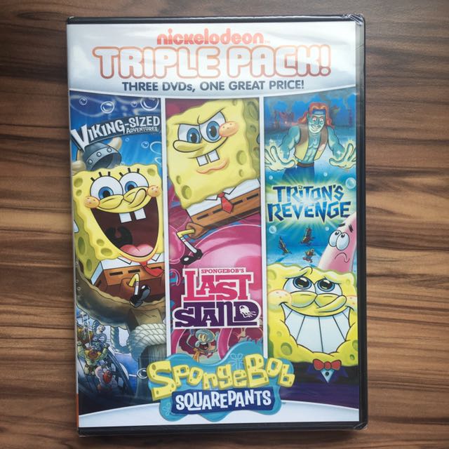 SpongeBob DVD Triple Pack: Viking Sized Adventures, SpongeBob's Last ...