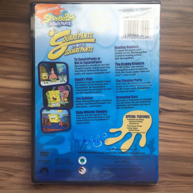 SpongeBob To SquarePants Or Not To SquarePants DVD (2009), Music ...