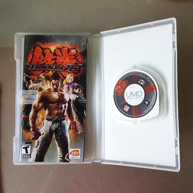 Tekken 6 Psp Game Umd Disc Video Gaming Video Games Playstation On Carousell