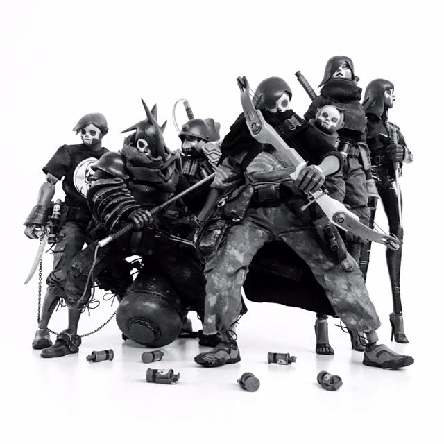 ThreeA 3A Death Mask Tomorrow Kings Queens Set Ashley Wood, Hobbies  Toys,  Toys  Games on Carousell