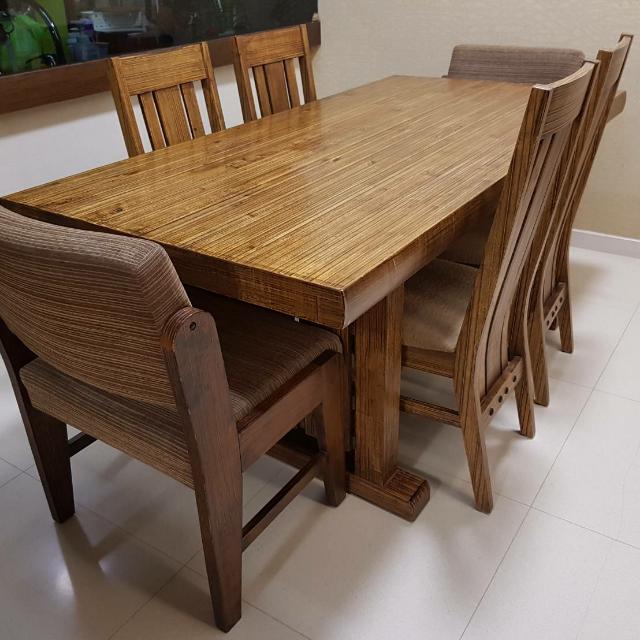 Farmhouse Style Solid Wood Dining Table 6 Chairs Furniture Tables On Carou - Farmhouse Dining Table 6 Chairs Farmhouse Style Solid Wood Dining Table 6 Chairs Furniture Tables On Carou - Farmhouse Dining Table 6 Chairs